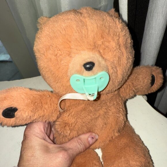 Little Pets Cozy Dozy Cubbles Teddy Bear with Pacifier Works See Video - Picture 4 of 11